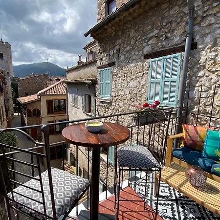 06By2 Beautiful Renovated Apartment With Terrace Vence Exterior foto